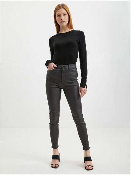 Orsay Sive ženske hlače od umjetne kože ORSAY