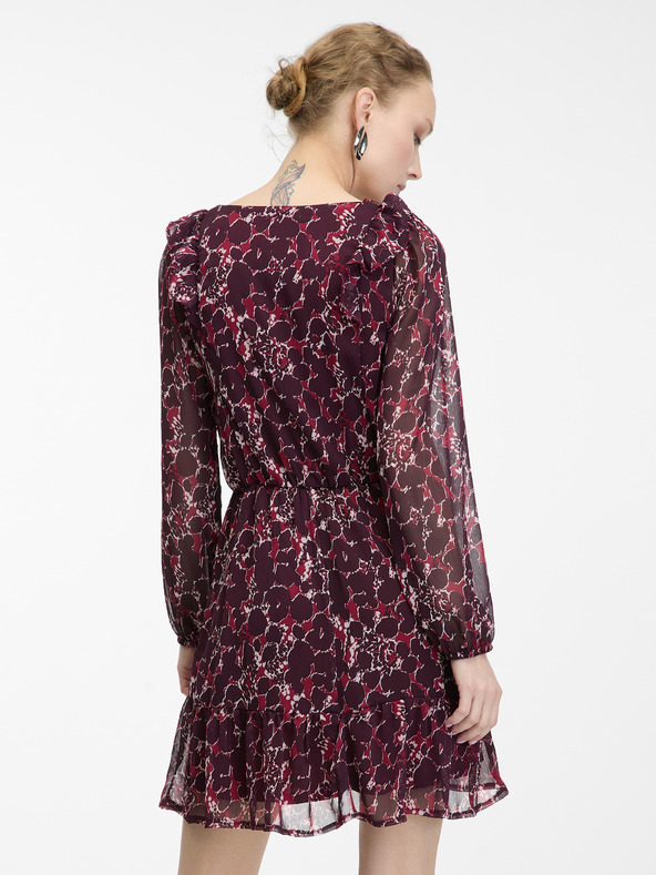 Orsay Ženska haljina boje vina s uzorkom ORSAY