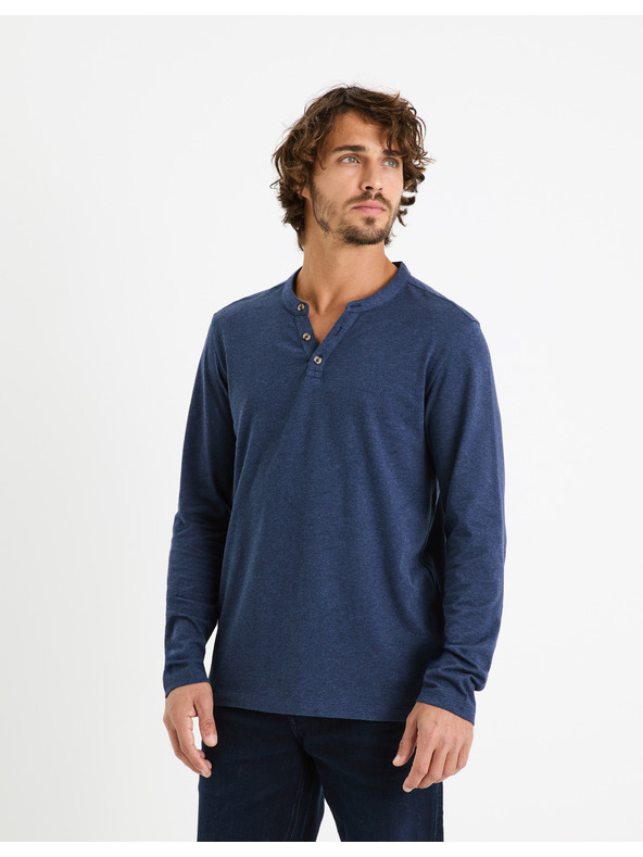 Celio Tamnoplava muška majica Celio Fegetiml