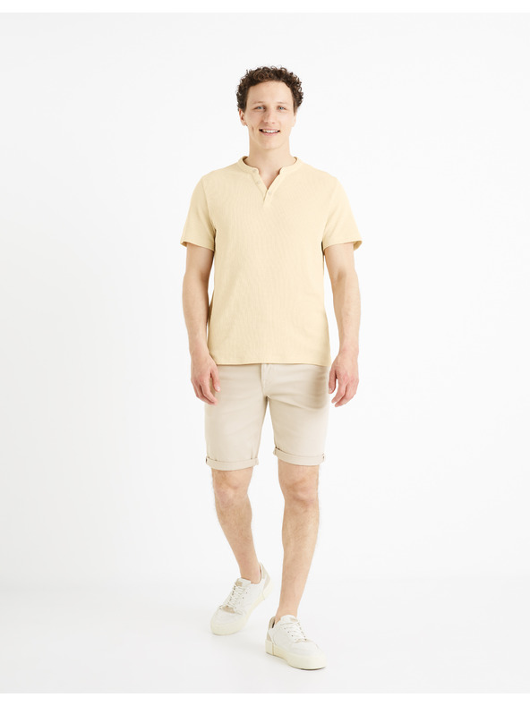 Celio Bež muške kratke hlače Celio Mohitobm