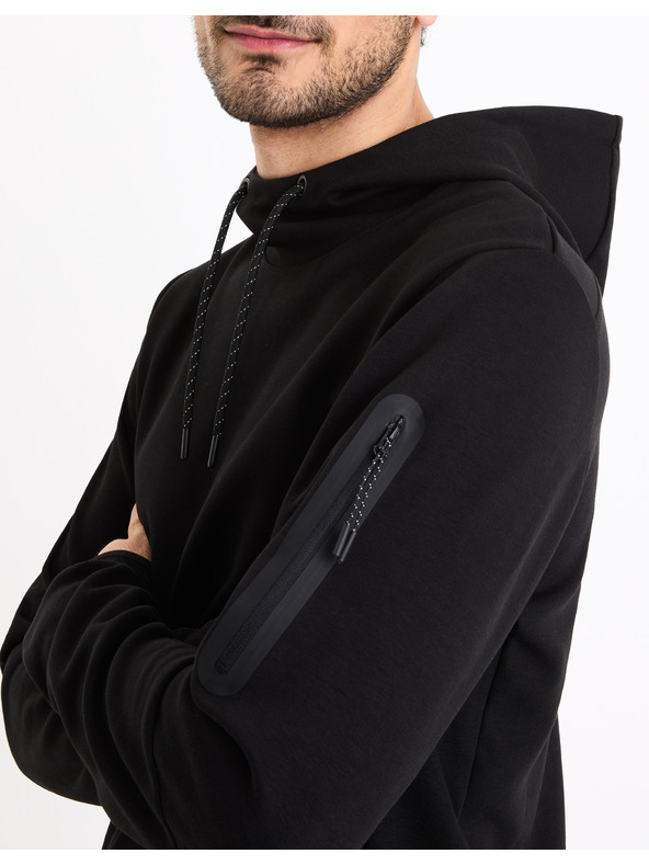 Celio Celio Geyokecap crni muški sweatshirt