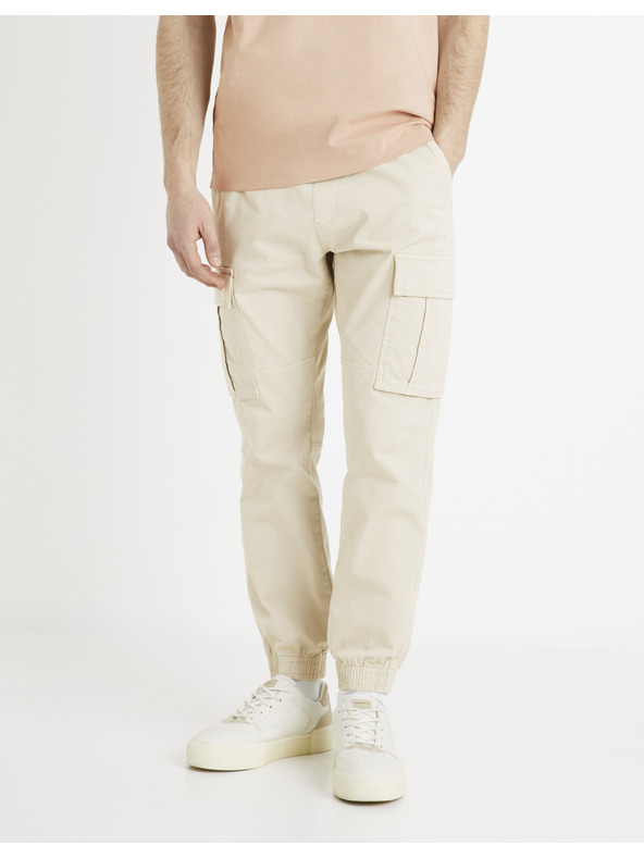 Celio Celio Docar muške krem ​​kargo hlače