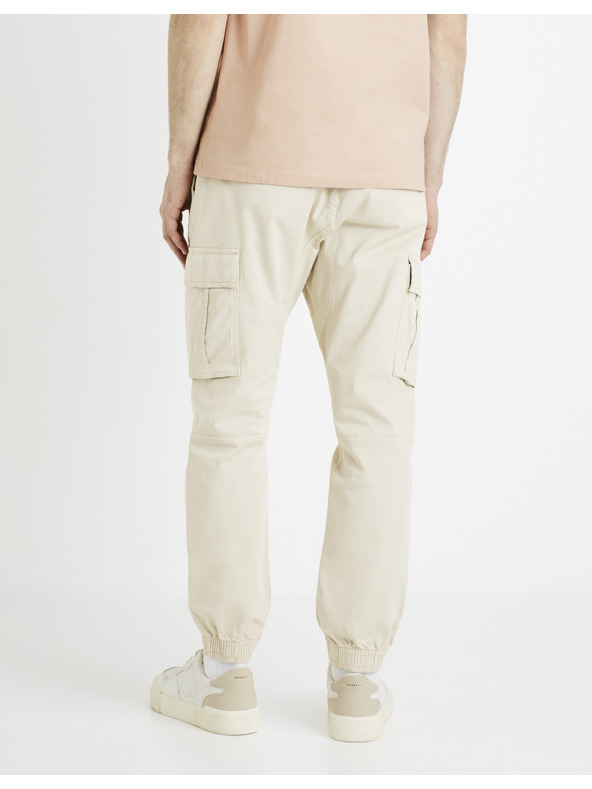 Celio Celio Docar muške krem ​​kargo hlače