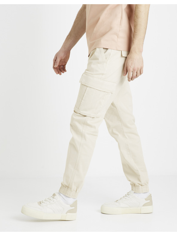 Celio Celio Docar muške krem ​​kargo hlače