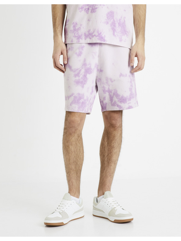 Celio Celio Doengame ljubičaste batik trenirke za muškarce