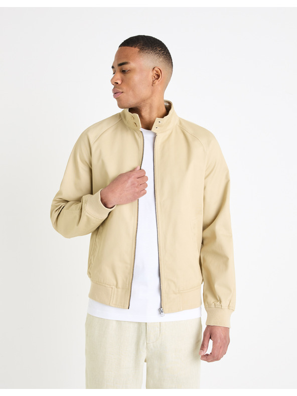 Celio Bež muška bomber jakna Celio Gubavlna