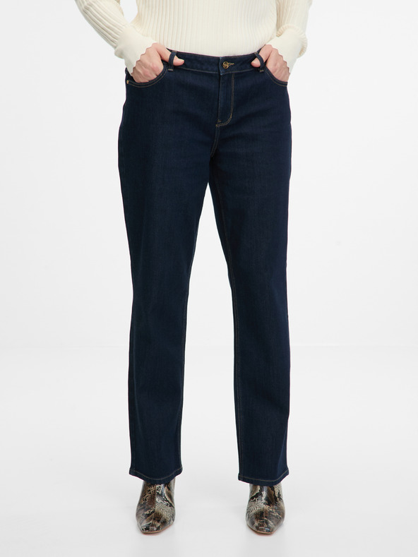 Orsay Tamnoplave ženske ravne traperice ORSAY