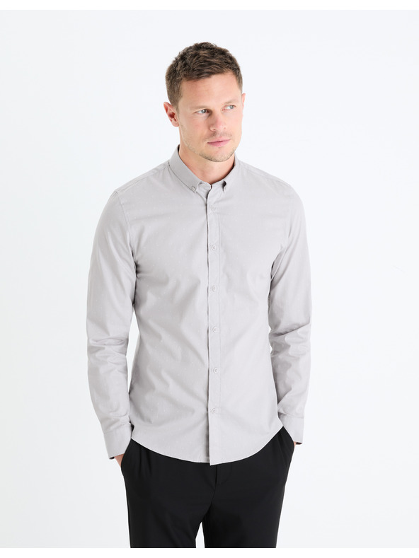 Celio Svijetlo siva Celio Gaop muška košulja