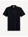 Celio Crna muška base polo majica Celio Gebenoit