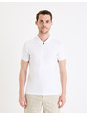 Celio Bijela muška base polo majica Celio Gebenoit
