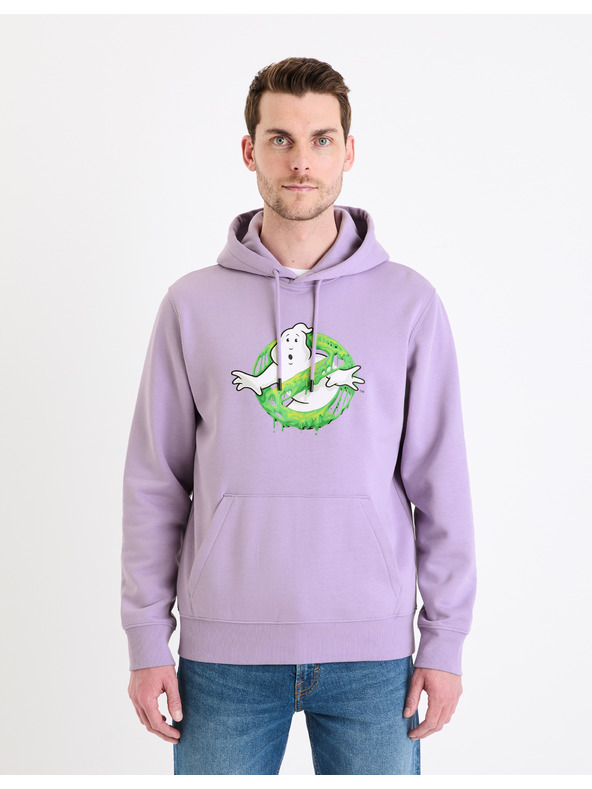 Celio Celio Ghostbusters svijetlo ljubičasta muška majica