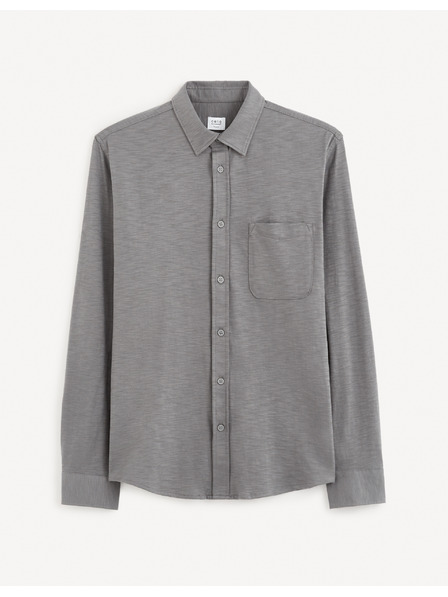 Celio Celio Gaselle siva muška košulja