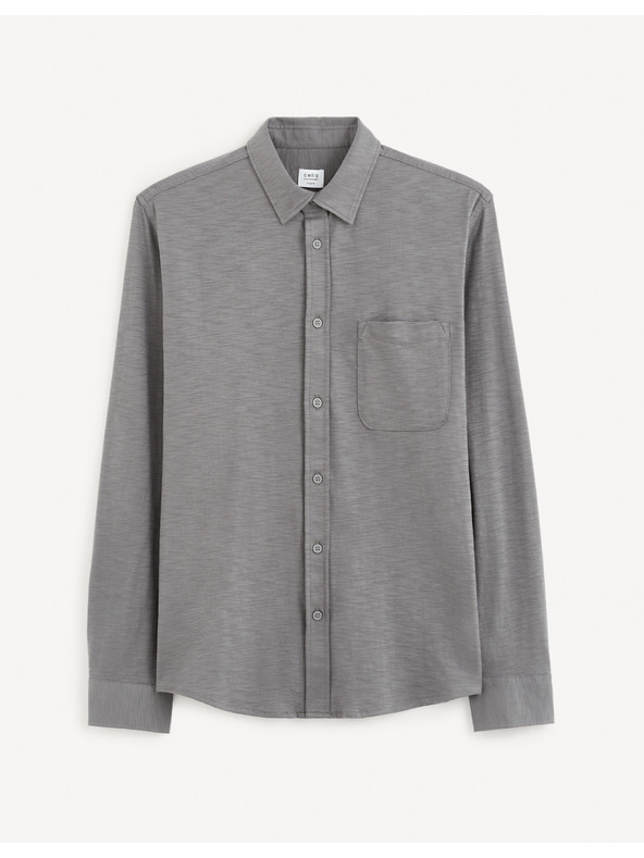 Celio Celio Gaselle siva muška košulja