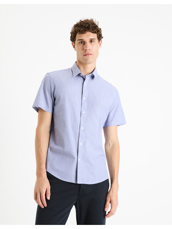 Celio Svijetlo plava muška košulja Celio Fafilemc