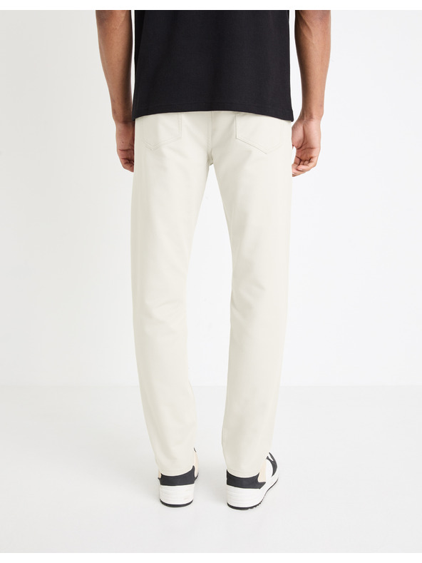 Celio Celio Gofive krem ​​muške hlače