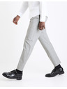 Celio Svijetlo sive muške chino hlače na kockice Celio Gocarreau