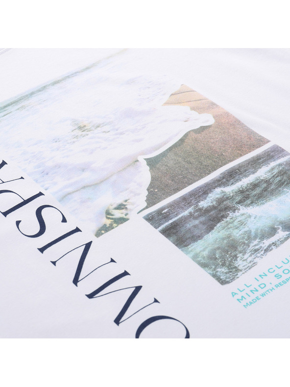 NAX Bijela ženska majica NAX NERGA