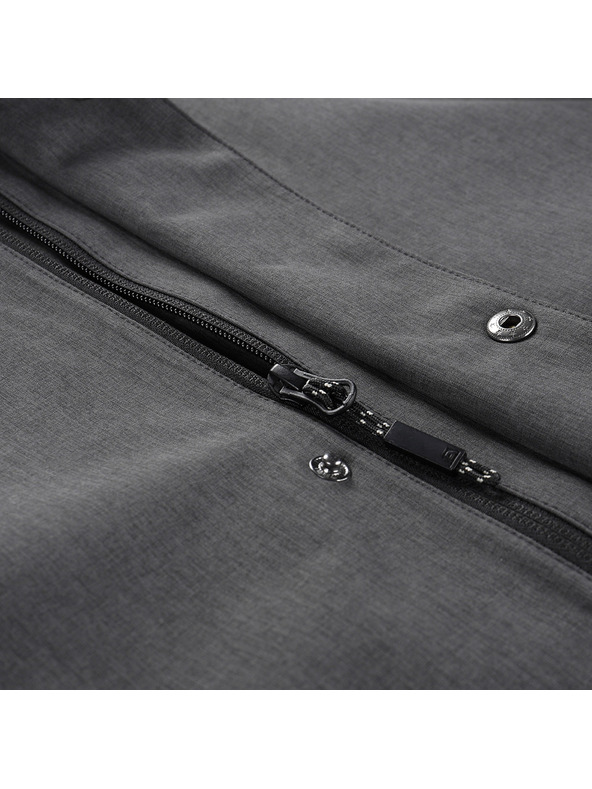 ALPINE PRO Sivi muški kaput s PTX ALPINE PRO Perfet membranom