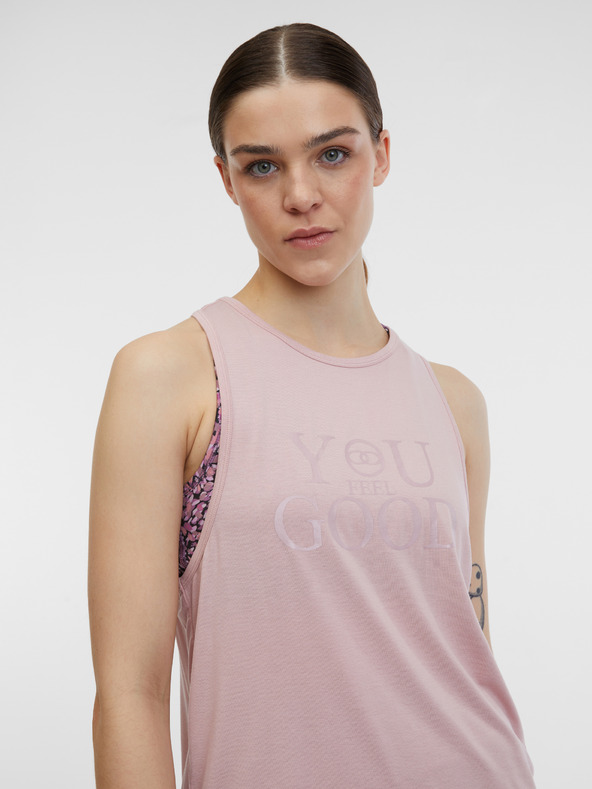 Orsay Svijetlo ružičasta ženska sportska majica bez rukava ORSAY