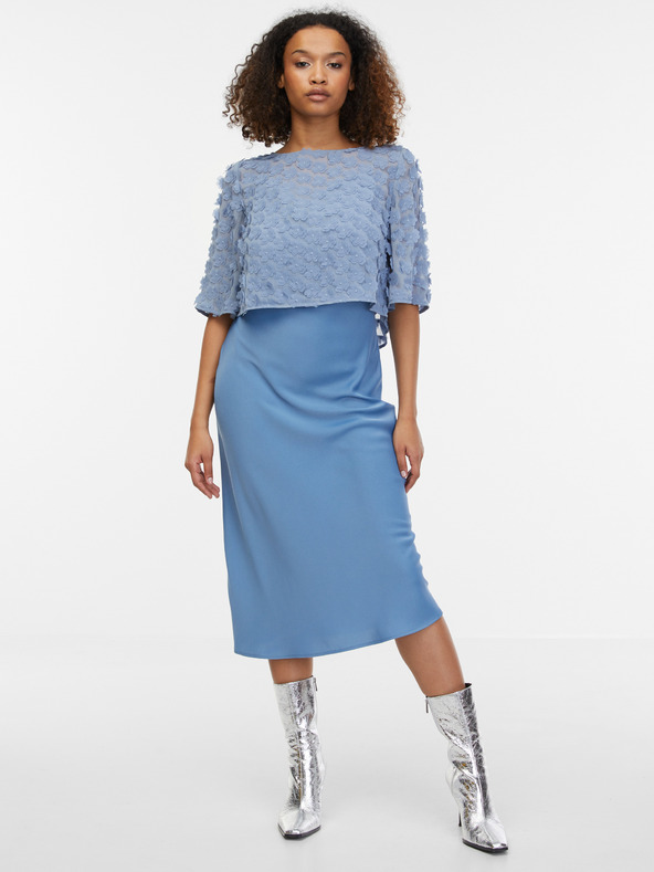 Orsay Svjetloplava ženska bluza cvjetnog uzorka ORSAY