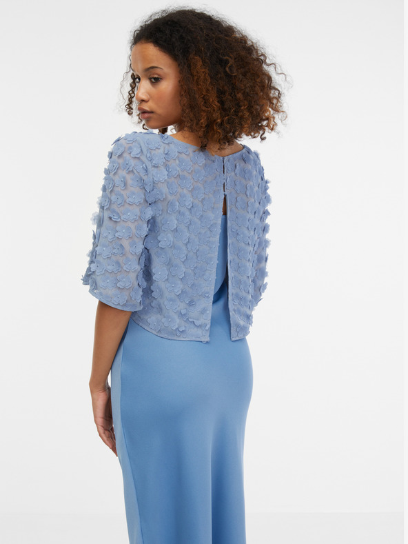 Orsay Svjetloplava ženska bluza cvjetnog uzorka ORSAY