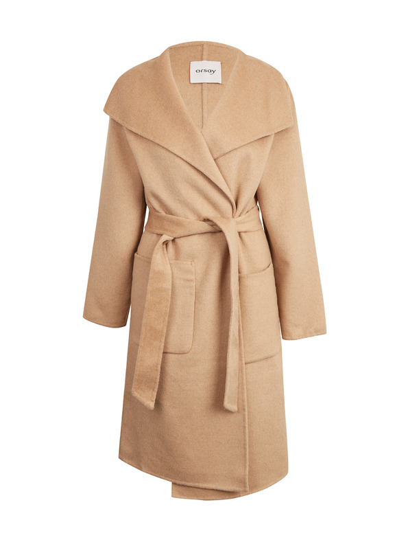 Orsay Bež ženski kaput sa dodatkom ORSAY
