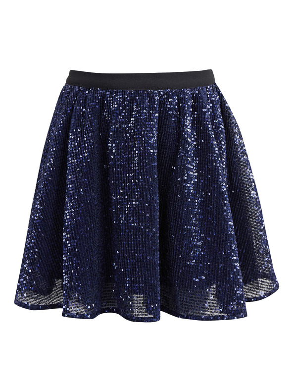 Orsay Tamnoplava djevojačka šljokičasta suknja ORSAY