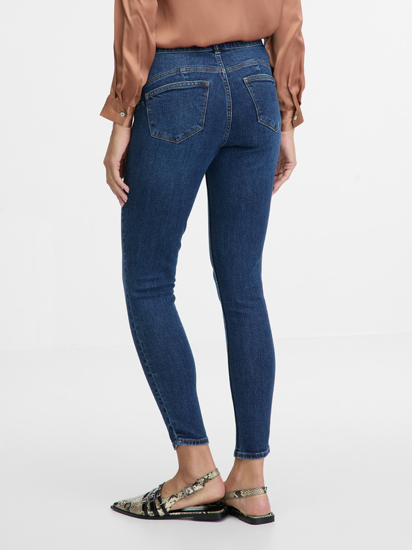 Orsay Tamno plave ženske jeggins traperice ORSAY