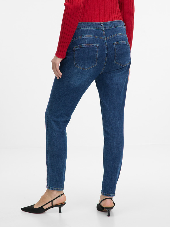 Orsay Tamno plave ženske jeggins traperice ORSAY