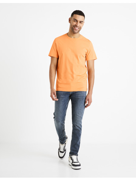Celio Tamnoplave muške slim fit traperice Celio C25 Dow