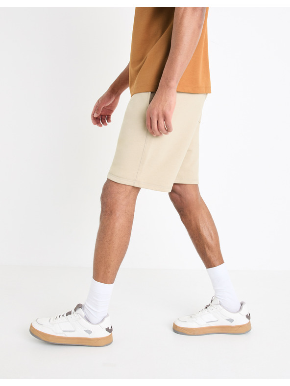 Celio Bež muška trenirka kratke hlače Celio Toshort