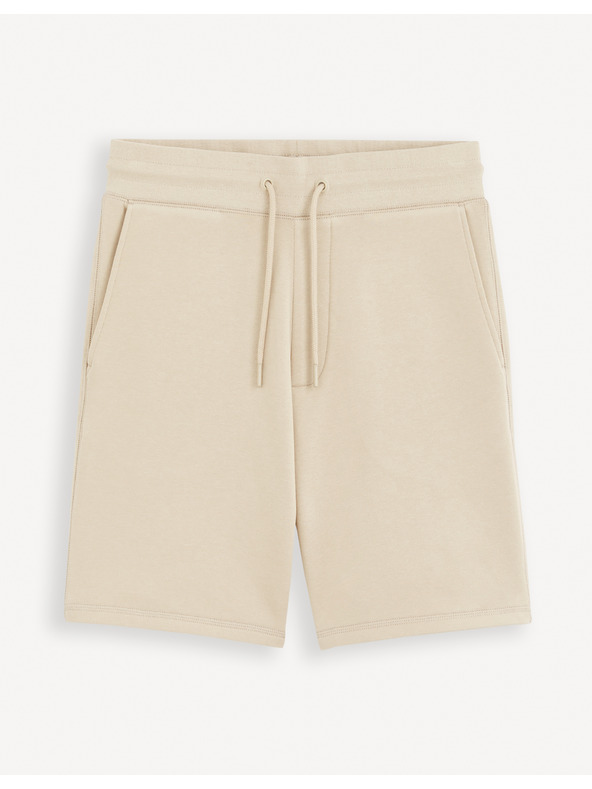 Celio Bež muška trenirka kratke hlače Celio Toshort
