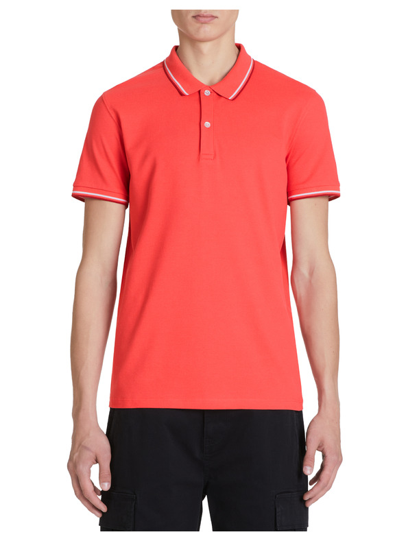 Celio Crvena muška polo majica Celio Decolrayeb