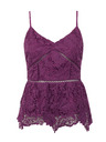 Orsay Ljubičasta ženska majica od čipke ORSAY