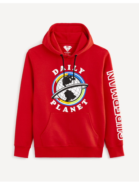 Celio Crvena muška majica s printom Celio Lvemansw