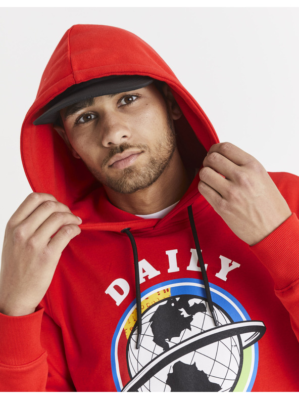 Celio Crvena muška majica s printom Celio Lvemansw