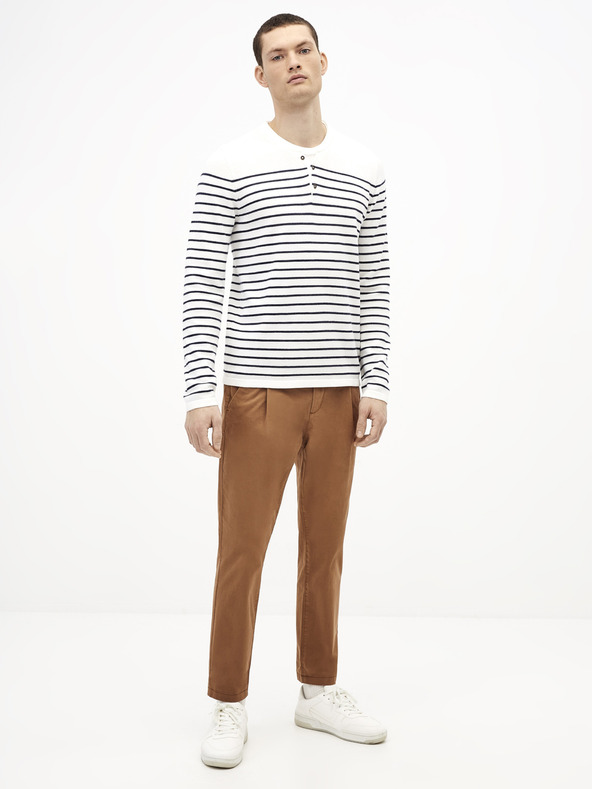 Celio Plavo-bijeli muški Celio prugasti pulover