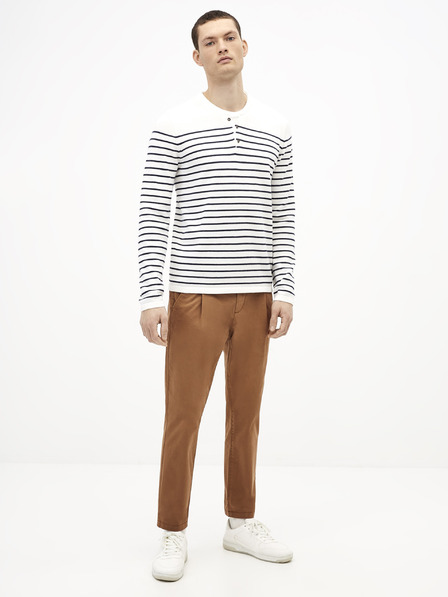 Celio Plavo-bijeli muški Celio prugasti pulover