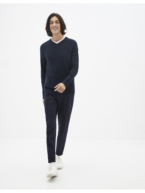 Celio Tamnoplavi osnovni Celio Sebas džemper