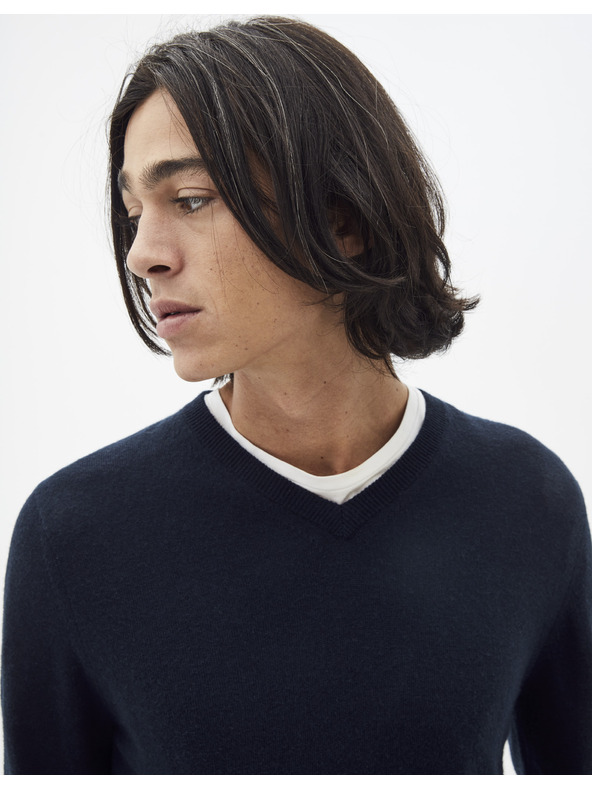 Celio Tamnoplavi osnovni Celio Sebas džemper