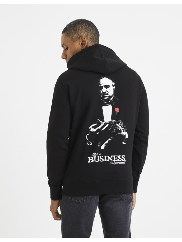 Celio Celio Lvegodsw crna muška majica