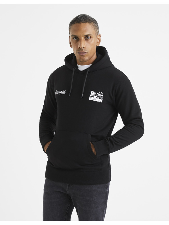 Celio Celio Lvegodsw crna muška majica