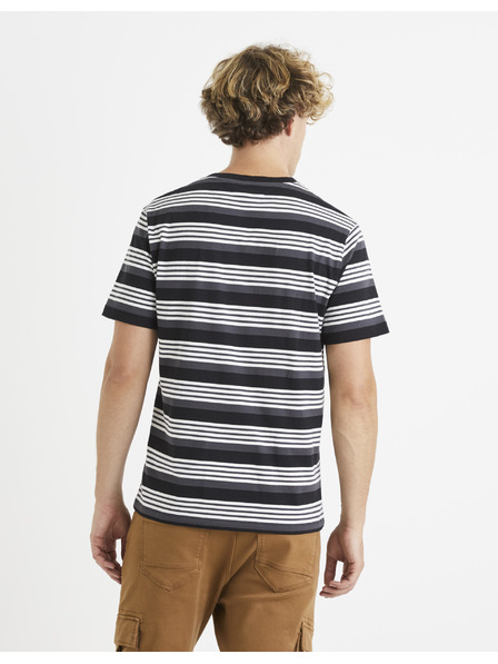 Celio Osnovna majica na crne pruge Celio Veband