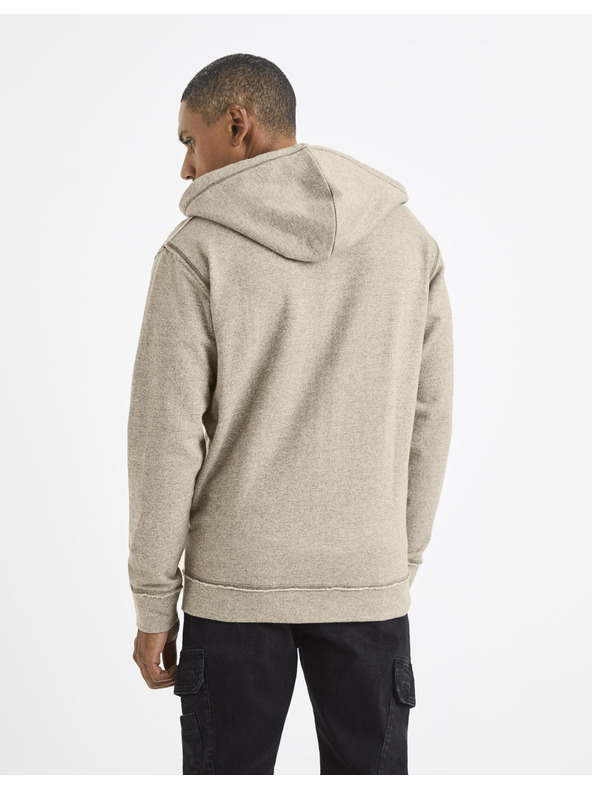 Celio Svijetlo siva osnovna majica Celio Vemoulino