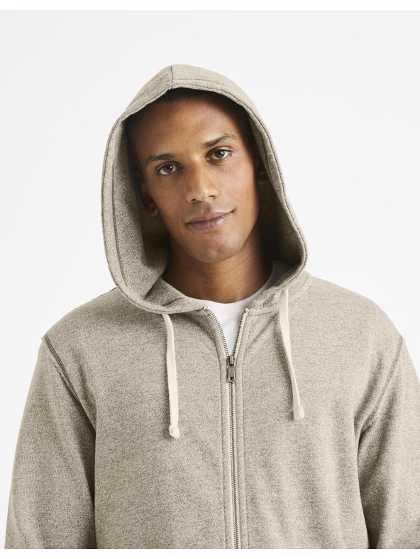 Celio Svijetlo siva osnovna majica Celio Vemoulino