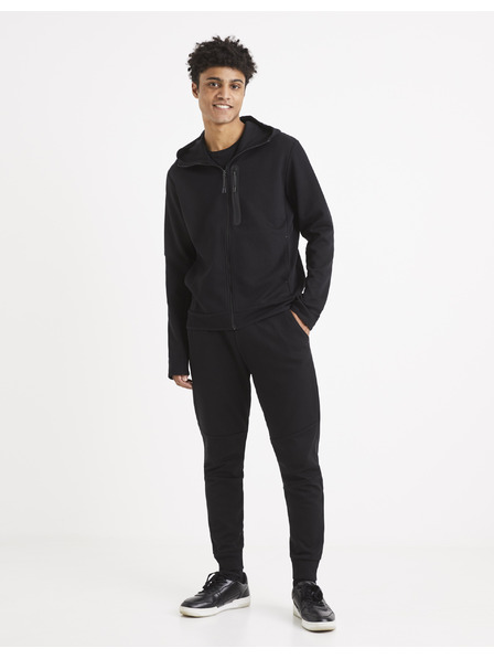 Celio Crna osnovna majica Celio Veyoke