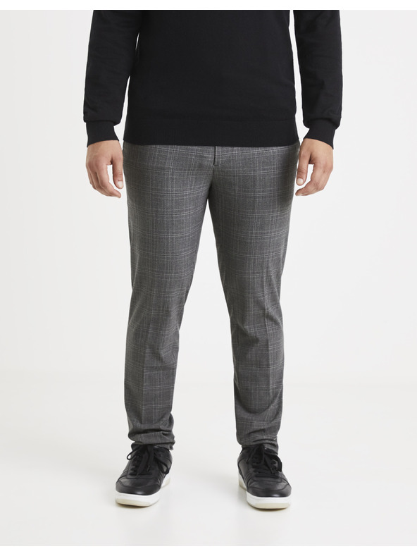 Celio Celio Volouis2 Sive karirane hlače