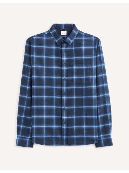 Celio Celio Vaflaca tamnoplava kockasta košulja