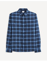 Celio Celio Vaflaca tamnoplava kockasta košulja