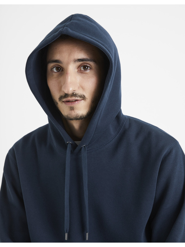 Celio Celio Vesix tamnoplava muška majica s kapuljačom
